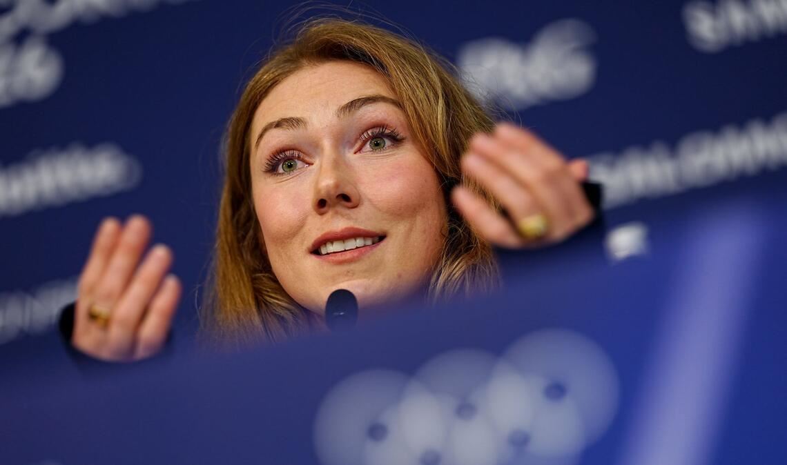 Alpin-Star Mikaela Shiffrin kämpft in Cortina d’Ampezzo gleich um mehrere Medaillen.