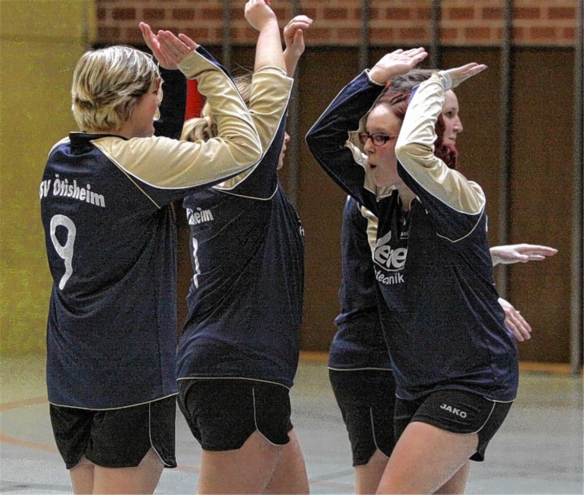 Als Aufsteiger auf Anhieb Tabellenzweiter – der Einstand in die 2. Bundesliga verläuft ganz nach dem Geschmack der Ötisheimer Frauen. Foto: Eigner