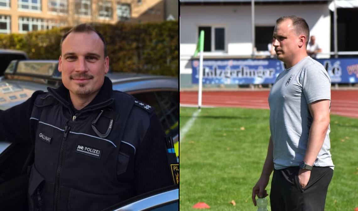 Als Polizist hat Dennis Gallinat gelernt, wie man einen kühlen Kopf behält&nbsp;– das hilft ihm auch als Fußball-Trainer bei der Spvgg Holzgerlingen II.