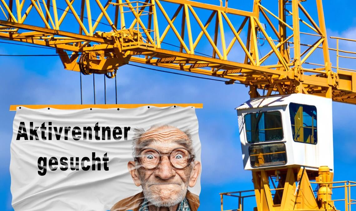 Als Ruheständler noch auf dem Bau schuften?