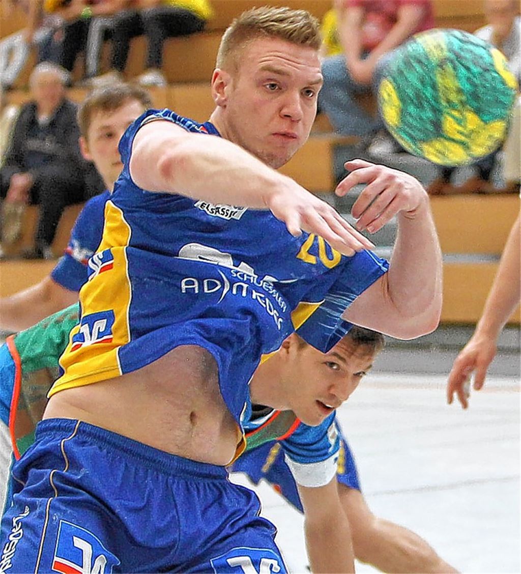 Als Sieger des BHV-Pokals tritt die SG Pforzheim-Eutingen, hier Georg Kern beim Wurf, gegen seine Pendants aus Südbaden und Württemberg an.