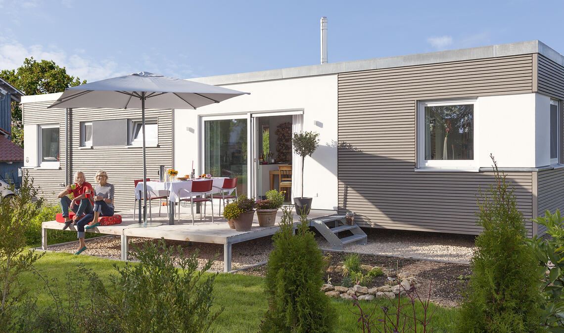 Als potenzieller Partner für eine Tiny-House-Siedlung am Sender wurde in der Vergangenheit das Unternehmen Schwörer Haus mit Sitz in Hohenstein-Oberstetten mit seinen Modullösungen „Flying Spaces“ gehandelt. Foto: Archiv/Schwörer Haus