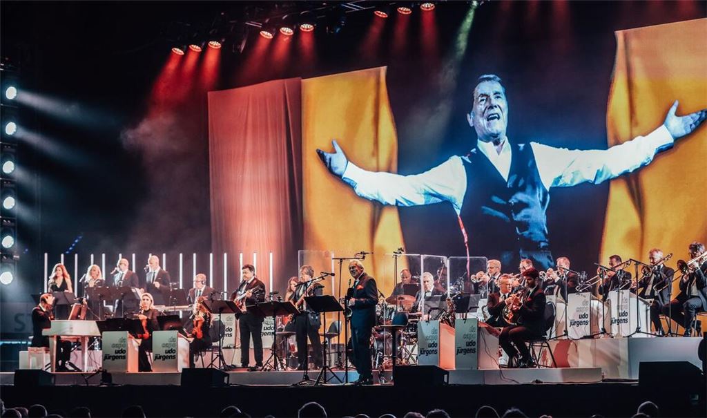 Als stünde er noch einmal auf der Bühne: Udo Jürgens