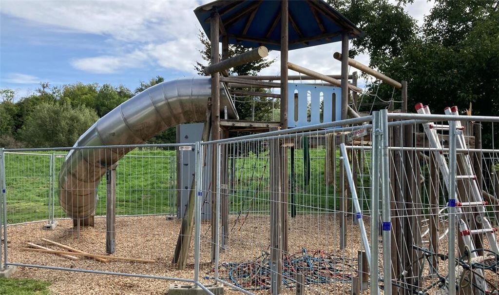 Alte Spielanlage wird ersetzt. Foto: Stadtverwaltung Mühlacker