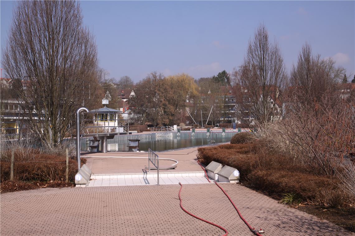 Am 1. Mai beginnt im Mühlacker Freibad die Badesaison. (Foto: Huber)