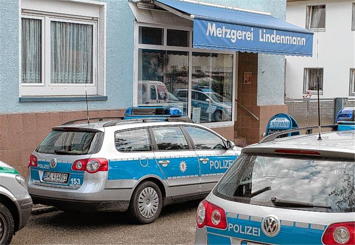 Am 25. Juli 2011 haben die Räuber die Metzgerei Lindenmann überfallen. Keller