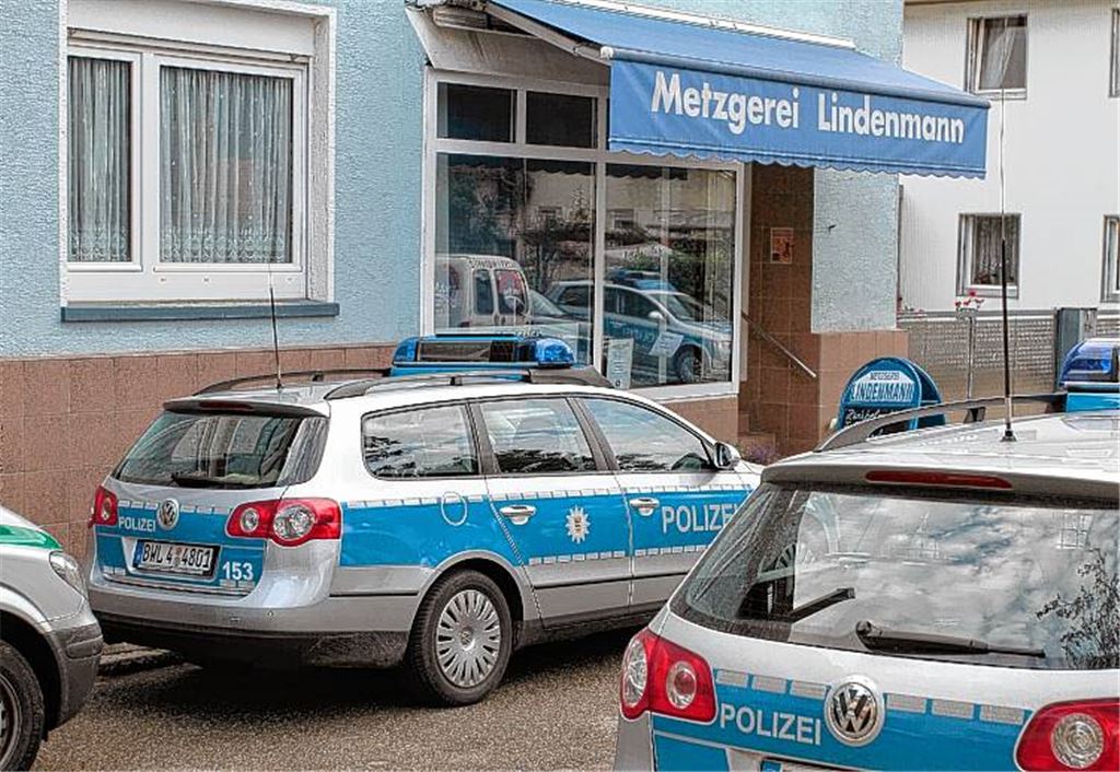 Am 25. Juli 2011 haben die Räuber die Metzgerei Lindenmann überfallen. Keller