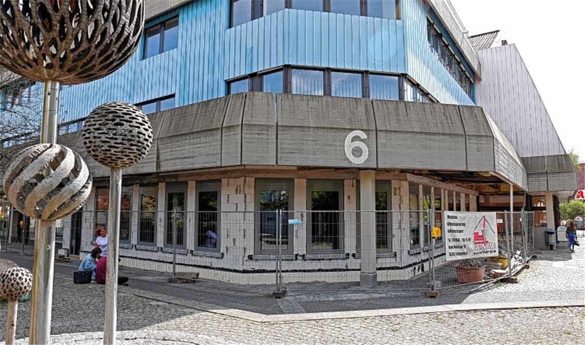 Ortszentrum bleibt eine Großbaustelle