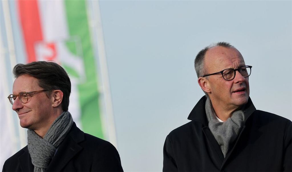 Am Montag kommt Kanzler Friedrich auf Einladung des NRW-CDU-Chefs Hendrik Wüst zu einer Klausur nach Meschede (Archivbild).