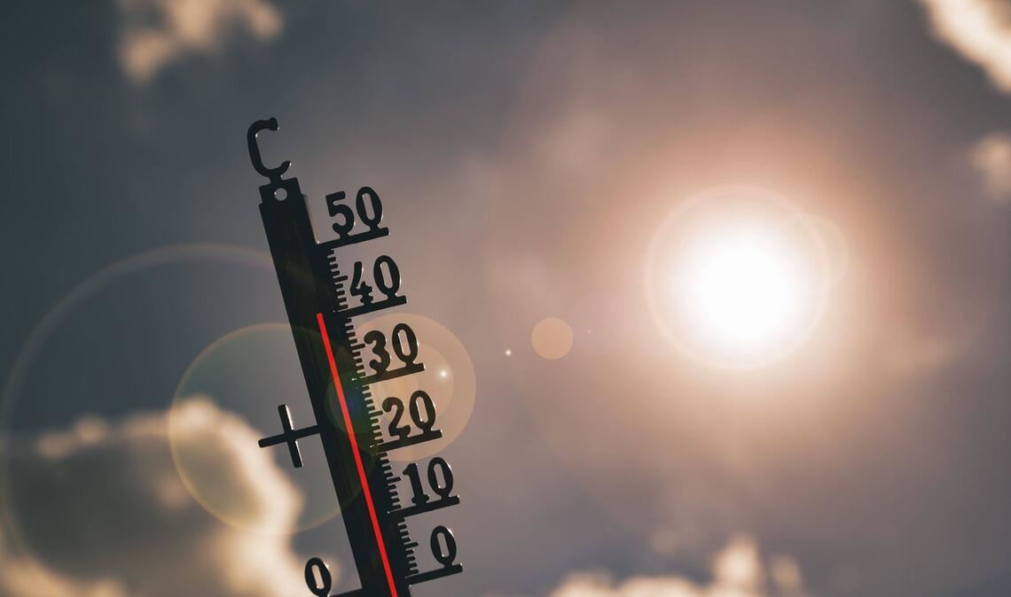 Am Sonntag geht es mit den Temperaturen nochmals aufwärts. (Symbolbild)