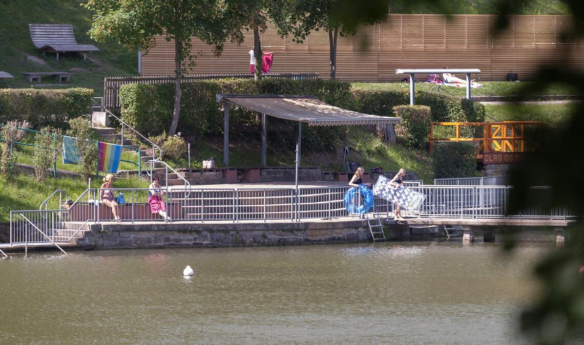 Am Tiefen Tiefen See gilt aktuell ein Badeverbot. Foto: Archiv