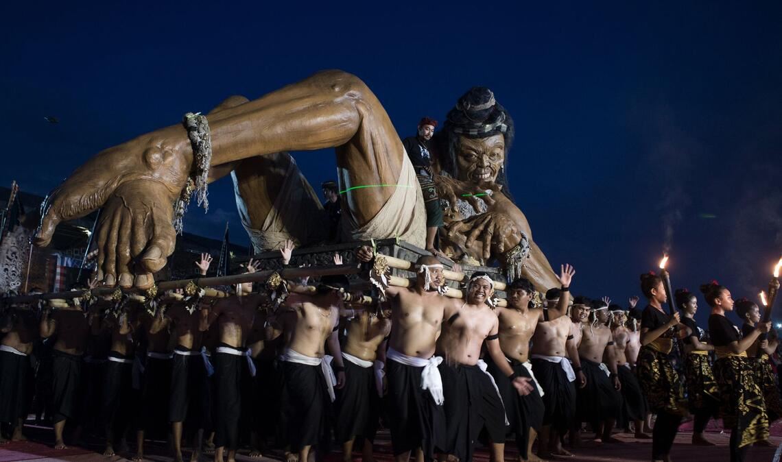 Am Vorabend von "Neypi" wurde es noch einmal laut auf der Insel.