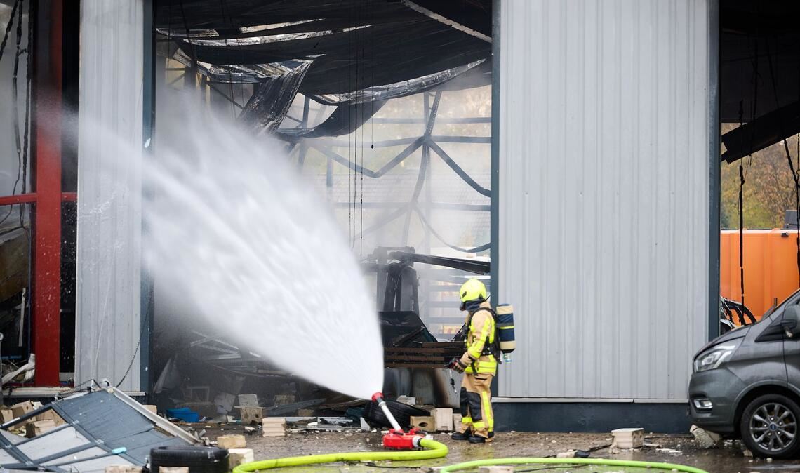 Am Vormittag hatten die Einsatzkräfte den Brand unter Kontrolle.