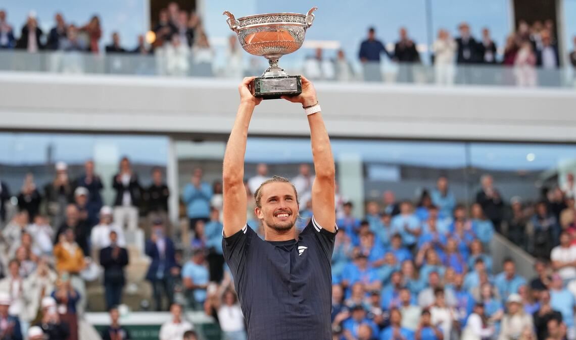 Am Ziel seiner Träume angelangt: Alexander Zverev.