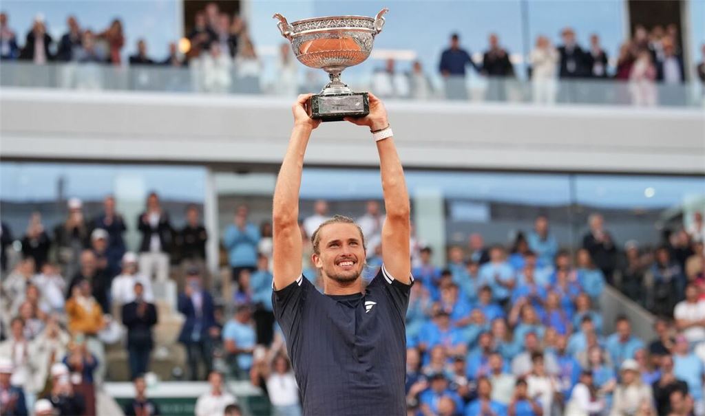 Am Ziel seiner Träume angelangt: Alexander Zverev.
