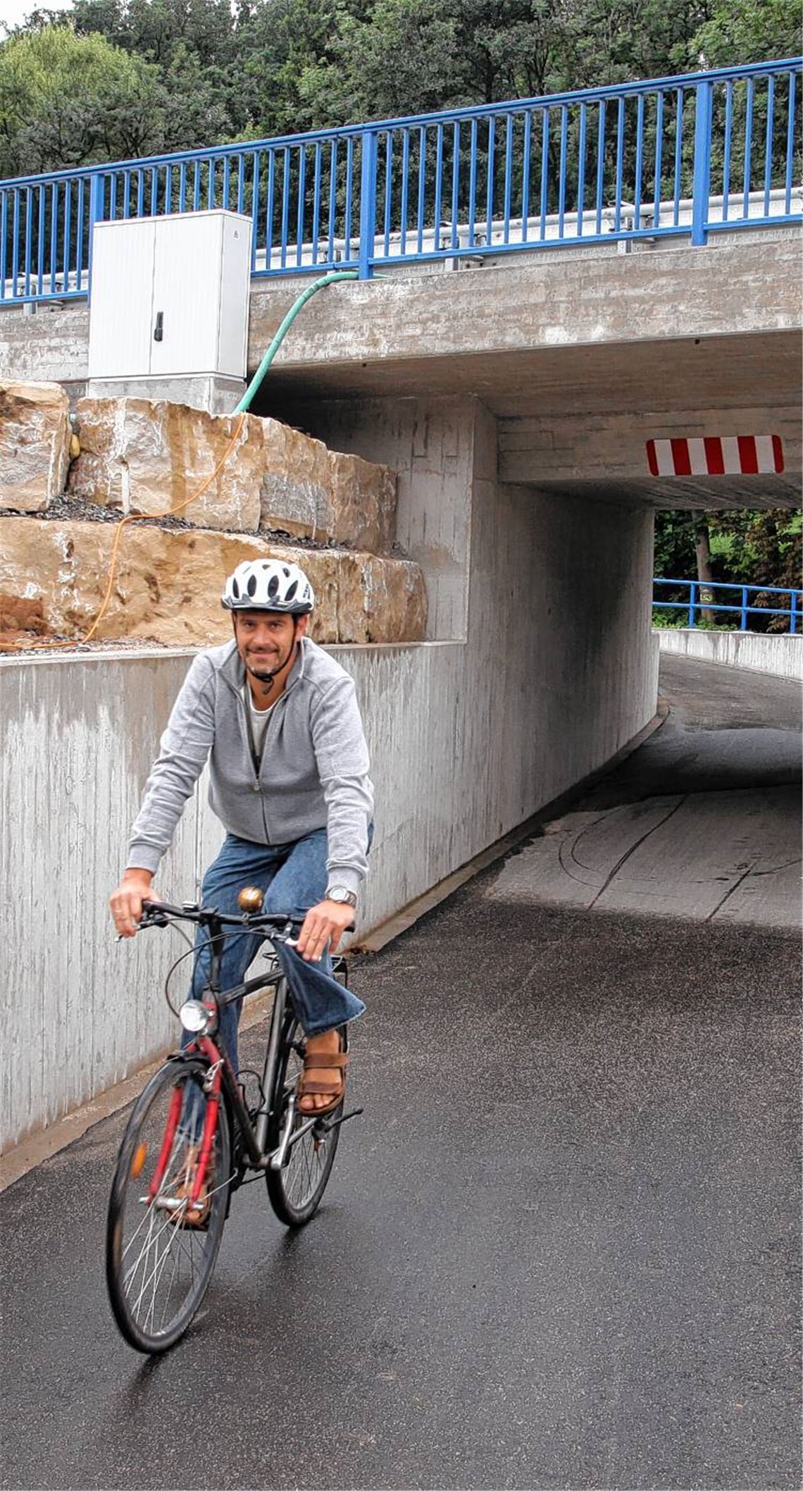 Am morgigen Sonntag wird der Radweg zwischen Ilingen und Vaihingen offiziell eingeweiht. VCD-Vize Thomas Messerschmidt aus Illingen hat die neue Verbindung bereits getestet.