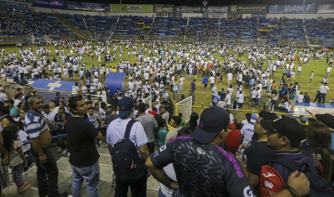 Am vergangenen Wochenende war es im Estadio Cuscatlan in der Hauptstadt San Salvador zu einer Massenpanik gekommen.