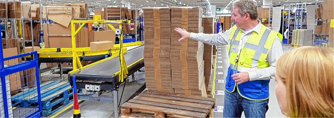 Blick hinter die Kulissen von Amazon