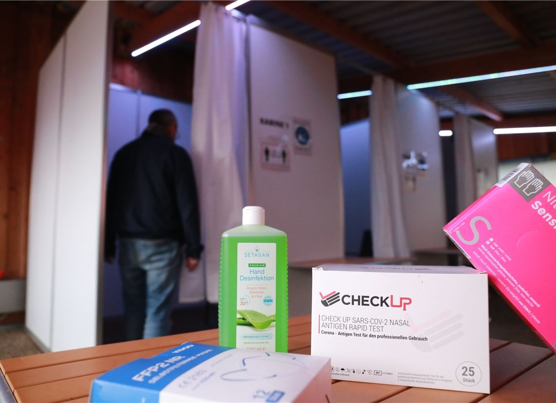 An 58 Stunden in der Woche ist das neue Illinger Testzentrum geöffnet. Foto: privat