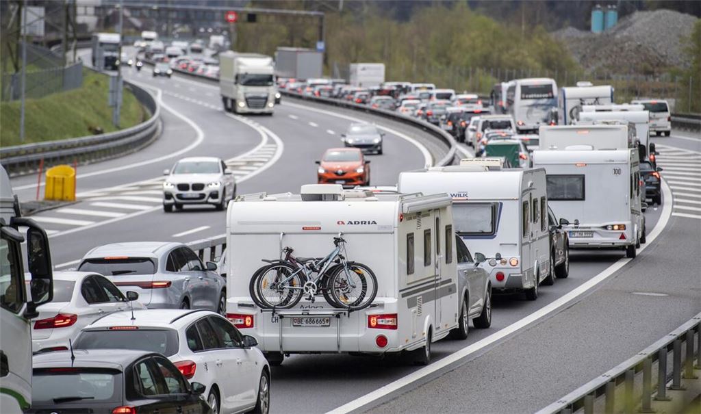 An Ostern dürfte es sich vor dem Gotthard wieder stauen.