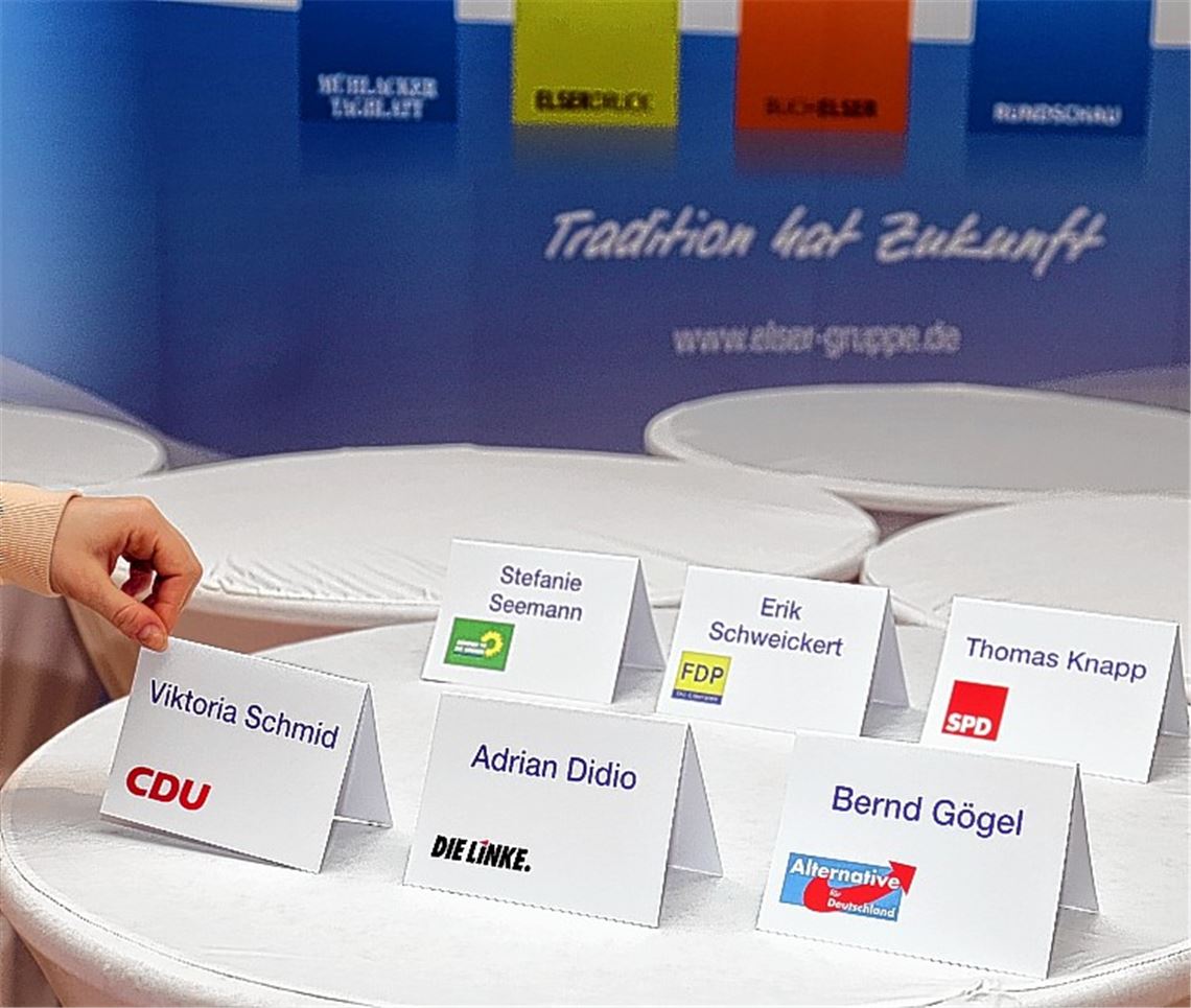 Der Frühschoppen zur Wahl Der Frühschoppen zur Wahl