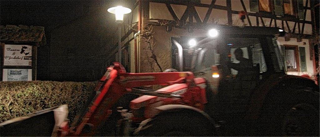 An der Leuchtkraft der LED-Lampen im ländlich geprägten Schützinger Ortskern scheiden sich die Geister.