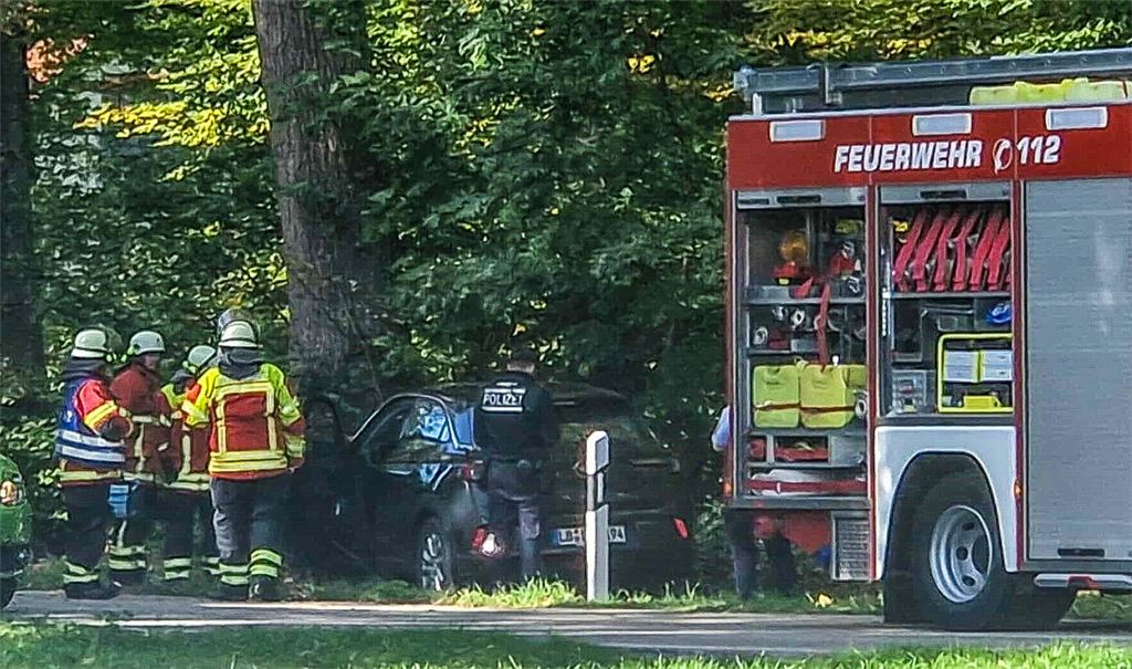 An der Stelle, an dem sich der Unfall ereignet hat, stünden oft Spaziergänger, um die Straße zu überqueren, sagt Leser Reinhold Hill, der sich mehr Sicherheit wünscht. Foto: privat