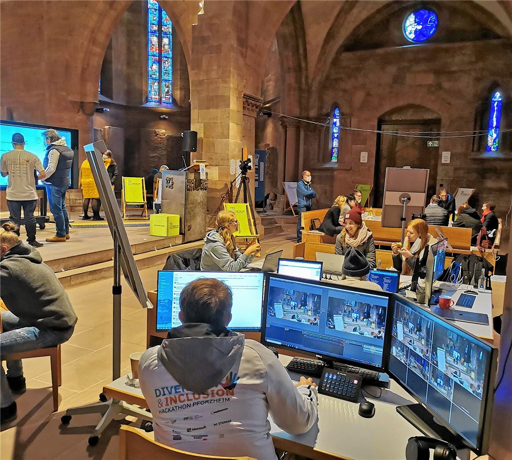 An kreativen Ideen mangelte es den Entwicklern in der Schlosskirche nicht. Foto: Hansen