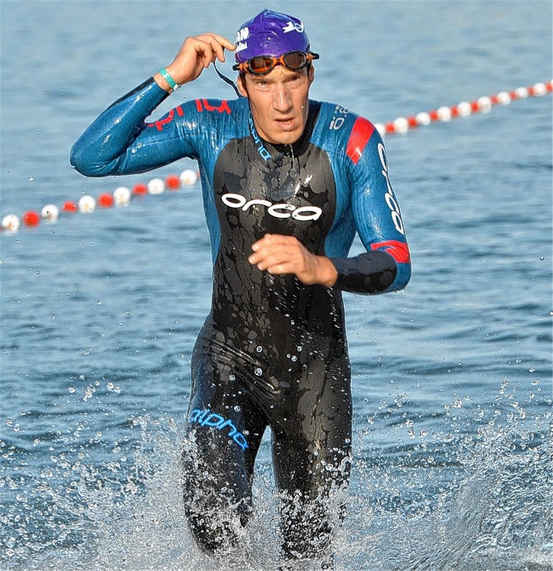 An seiner schwächsten Disziplin, dem Schwimmen, hat Sebastian Kienle in den letzten Monaten intensiv gearbeitet.
