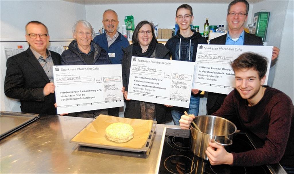 Schüler mit dem richtigen Rezept