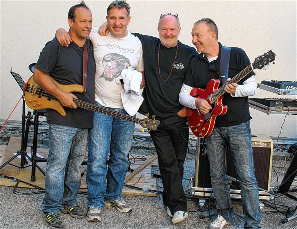 Andreas Kiefner (v.li.), Michael Hoheneder, Volker Christmann und Martin Graf.