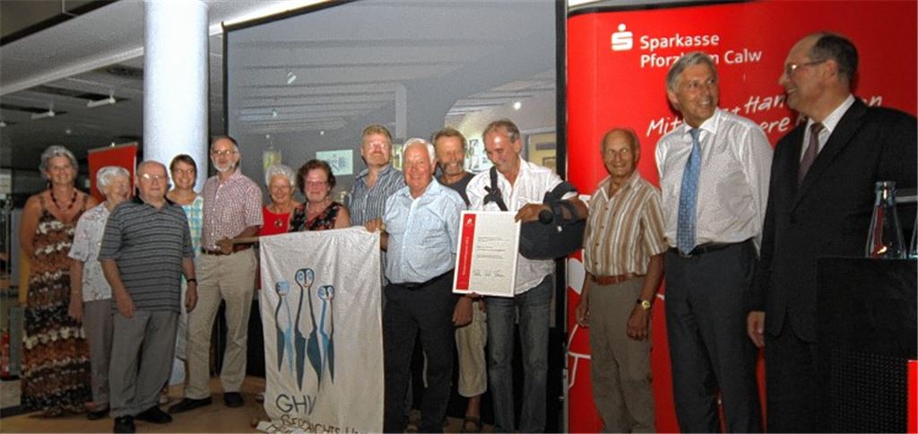 Anerkennung: Einen mit 5000 Euro dotierten Hauptpreis erhält der Geschichts- und Heimatverein Maulbronn.