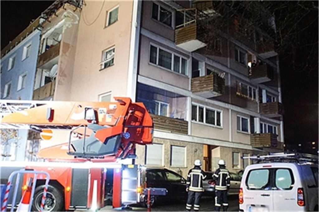 Anfang Februar erleiden bei einem Feuer in einem Mehrfamilienhaus an der Gutenbergstraße sechs Mitglieder einer irakischen Familie jeweils schwere Verletzungen durch Rauchvergiftungen. Archivfoto: smdg