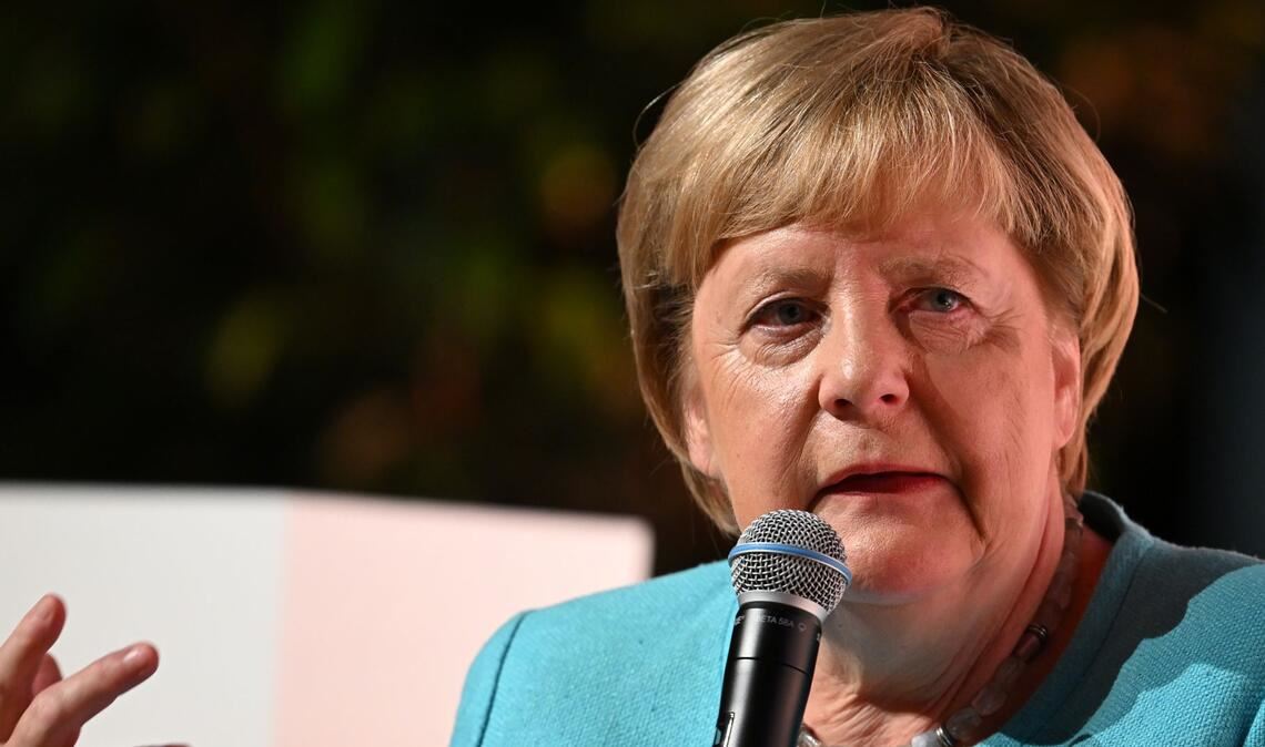 Angela Merkel las bei einer Lesung in Bonn gut eineinhalb Stunden aus ihrer Autobiografie „Freiheit“ vor (Archivbild).