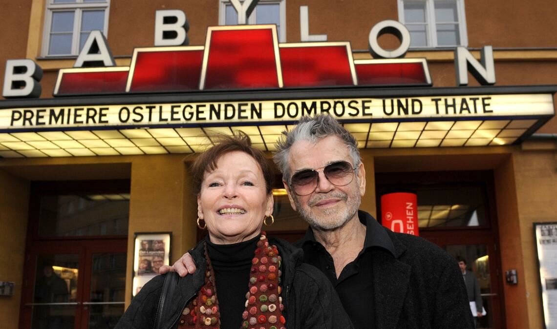 Angelica Domröse und ihr Mann Hilmar Thate. (Archivbild)