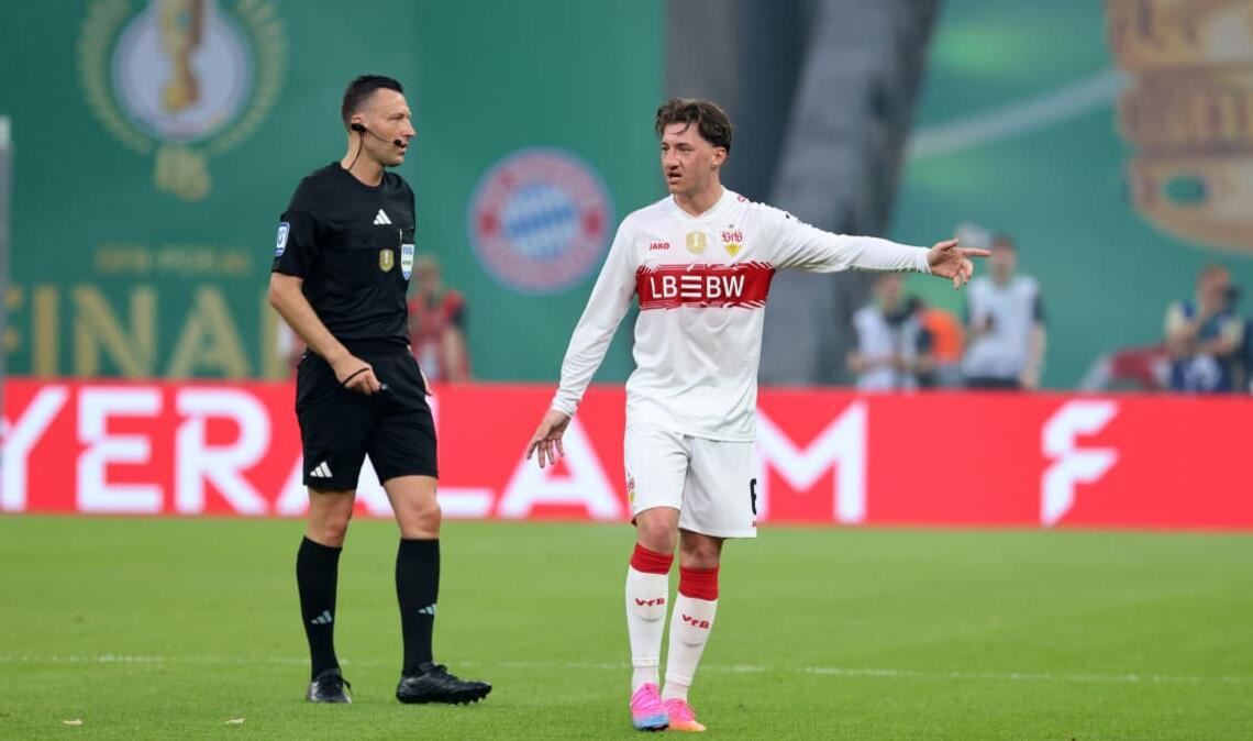 Angelo Stiller lenkt das Spiel der Stuttgarter.