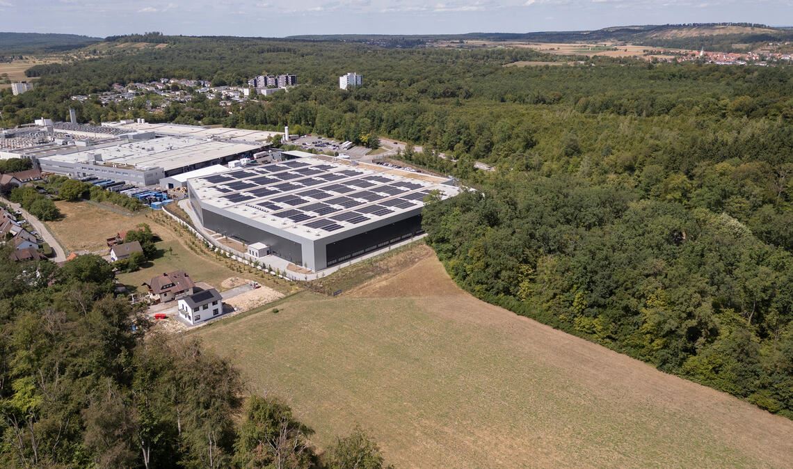 Anlieger aus dem Eckenweiher klagen über die Begleiterscheinungen der neuen Halle an der Osttangente. Foto: Fotomoment