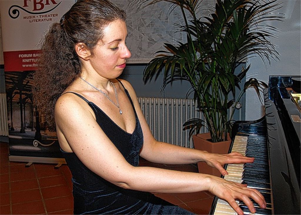 Anna Tyshayeva präsentiert in Knittlingen Werke von Chopin, Beethoven und Liszt.
