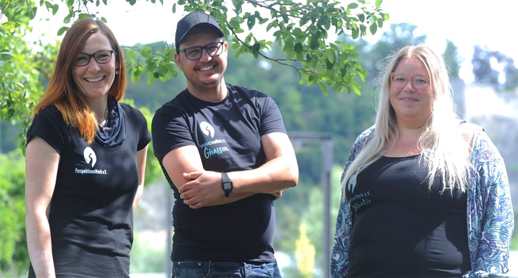 Anne Heß, Alani Ghassen und Nathalie Pavan (v. li.).Fotomoment