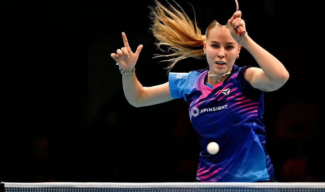 Annett Kaufmann (19) gehört zu den besten Tischtennisspielerinnen in Deutschland.
