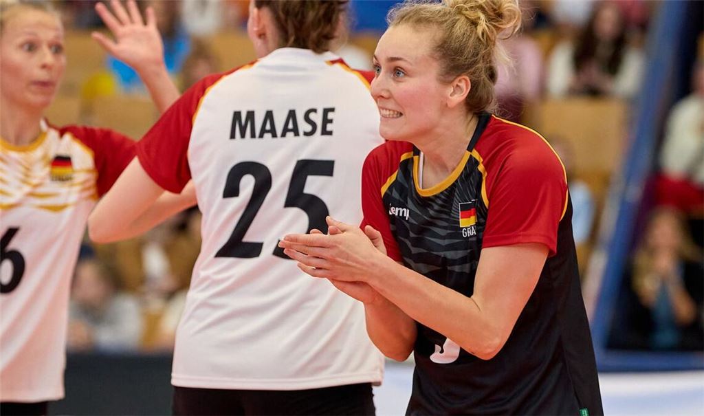 Annie Cesar im Nationaltrikot