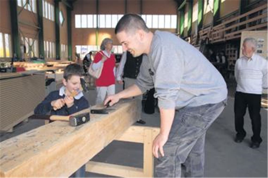 Anschauen und mitmachen: das Motto nicht nur bei der Firma Heinzelmann. 
Foto: Sadler