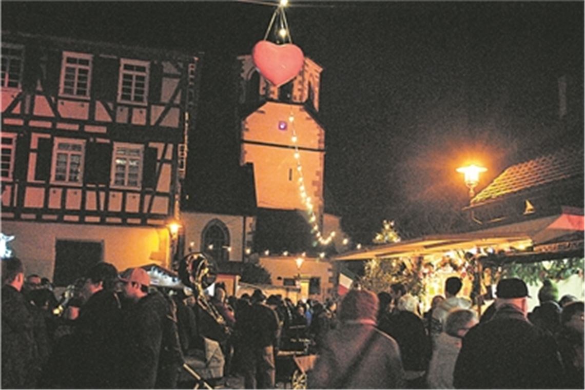 Ansicht des Illinger Weihnachtsmarkts 2015. Foto: Archiv