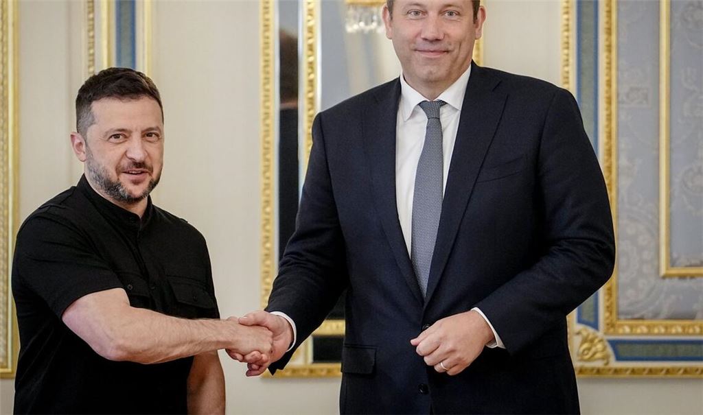 Antrittsbesuch in der Ukraine: Lars Klingbeil