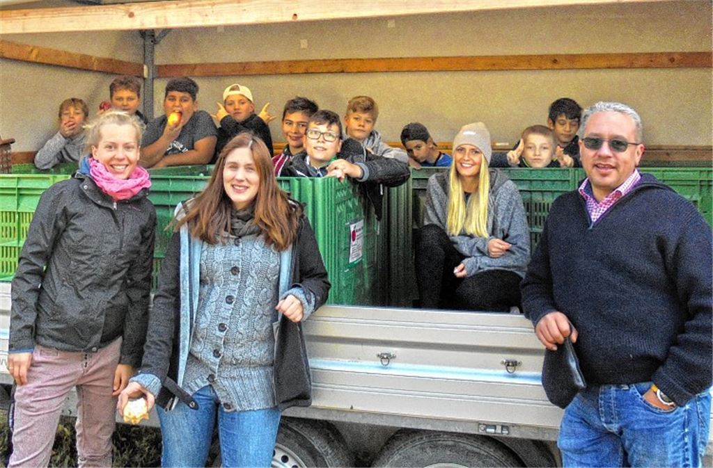 Apfelsaft für Schüler