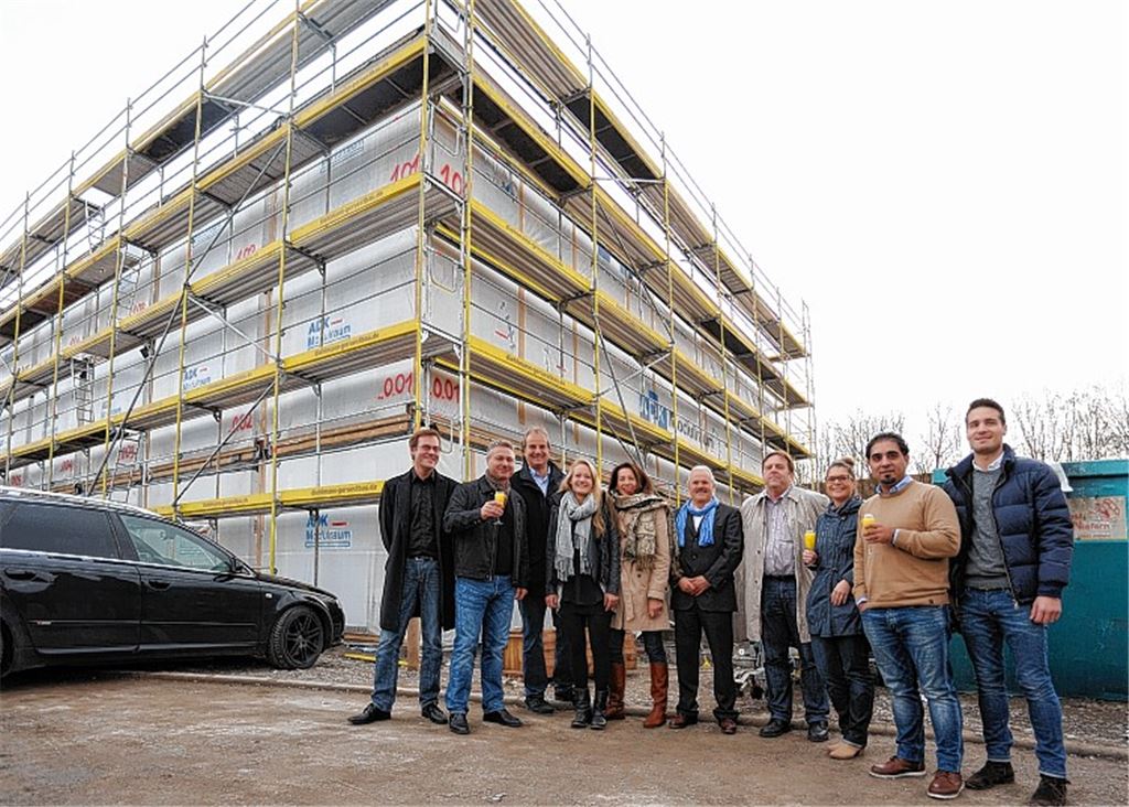 Richtfest in der „Zeppelinklinik“