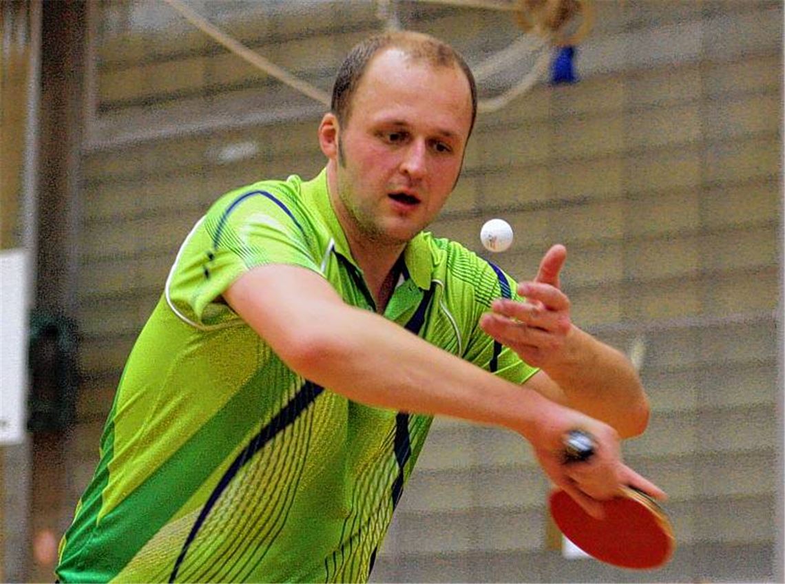 Arne Schlabs steht mit seinen Mannschaftskameraden vom TV Enzberg plötzlich weit im unteren Tabellendrittel. 