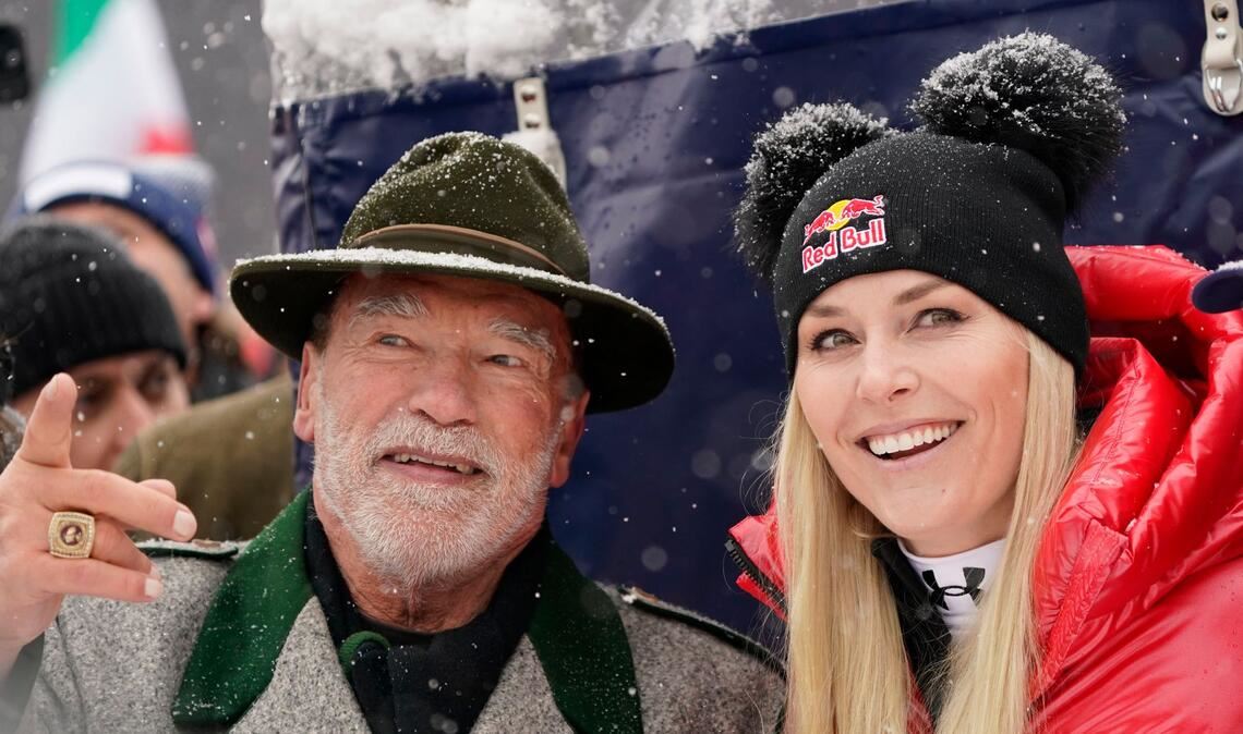 Arnold Schwarzenegger und Lindsey Vonn sind befreundet. (Archivbild)