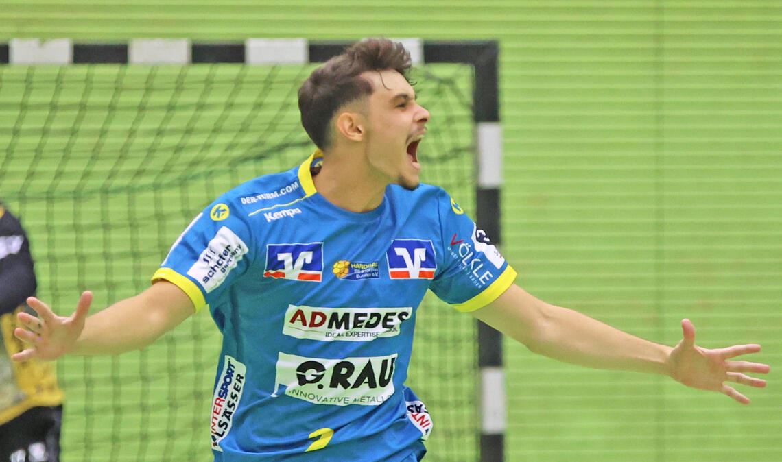 Arved Horchheimer jubelt. Foto: Müller