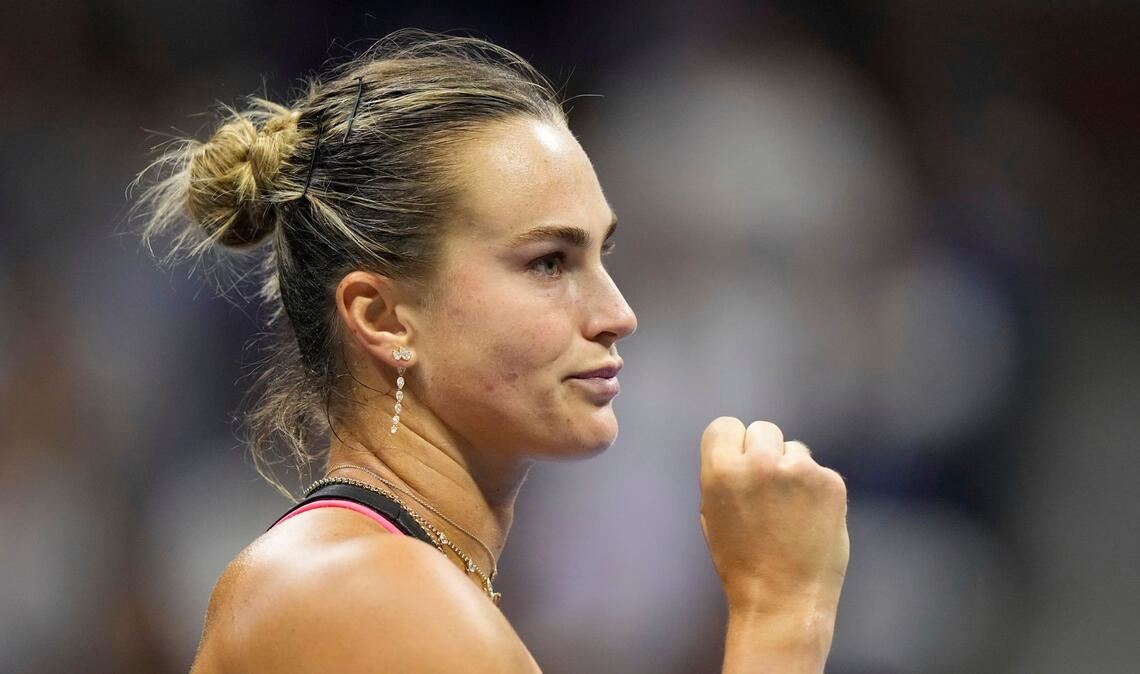 Aryna Sabalenka steht zum dritten Mal nacheinander im Endspiel der US Open.